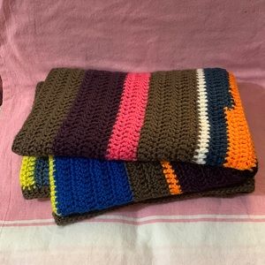 Handmade Crocheted Throw Blanket